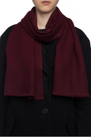 Scarf with logo, zdjęcie 2 Scarf with logo od Salvatore Ferragamo